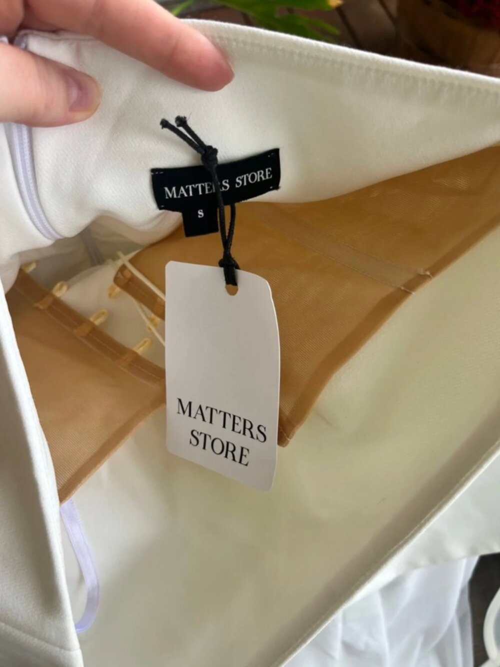 NWT Matters Store Monaco White Dress - Picture 9 of 10
